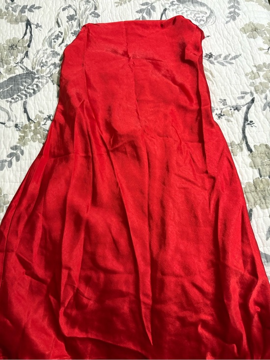 White Fox Boutique Dresses & Skirts - Red Satin A-Line Women's Dress
